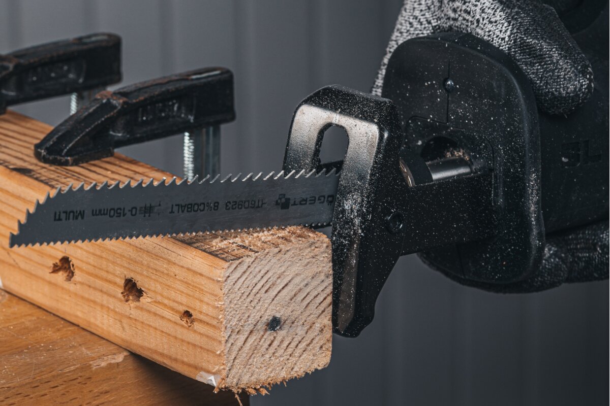 Hogert Brushless Mini Reciprocating Saw 18V