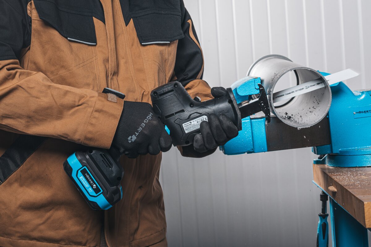 Hogert Brushless Mini Reciprocating Saw 18V