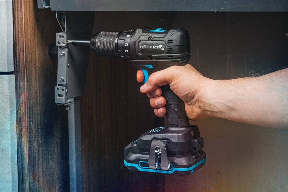 Hogert Brushless Compact Drill Driver 40Nm 18V