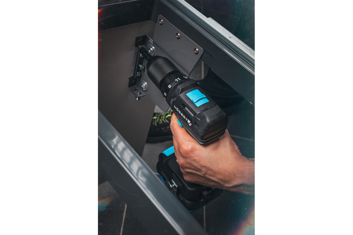 Hogert Brushless Compact Drill Driver 40Nm 18V