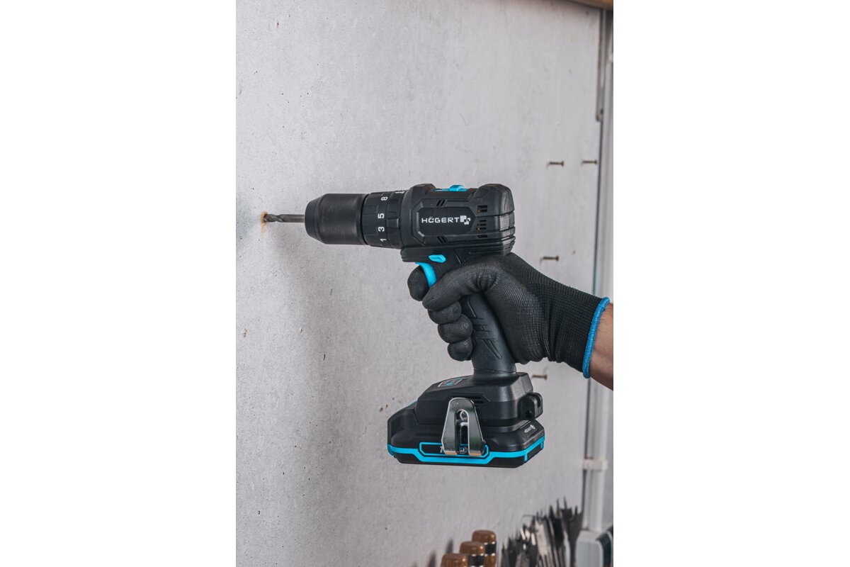 Hogert Brushless Compact Drill Impact Screwdriver 40Nm 18V