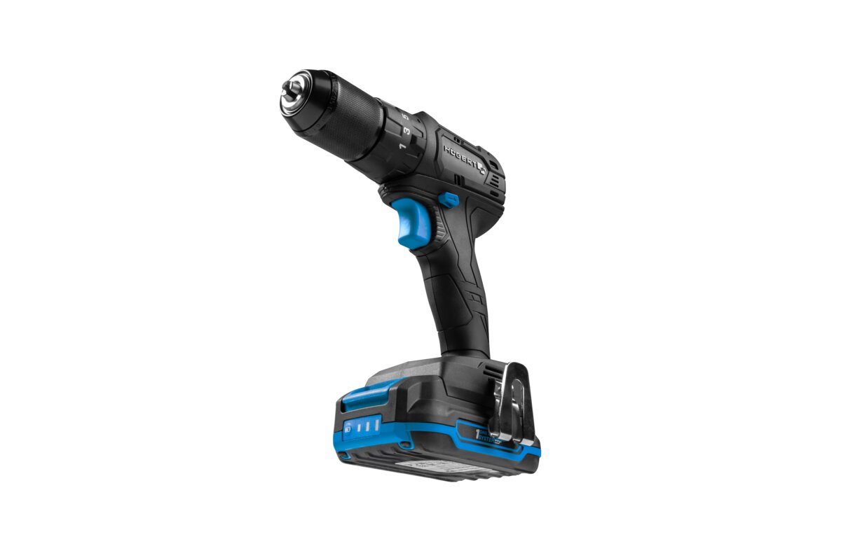Hogert Brushless Compact Drill Kit Impact Screwdriver 40Nm 18V