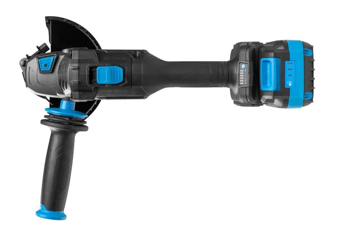 Set Brushless Angle Grinder With Speed Control 125mm 18V
