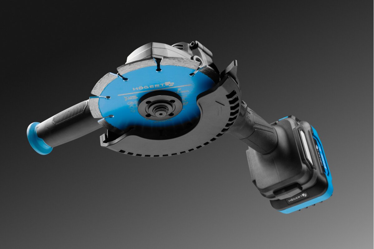 Set Brushless Angle Grinder With Speed Control 125mm 18V