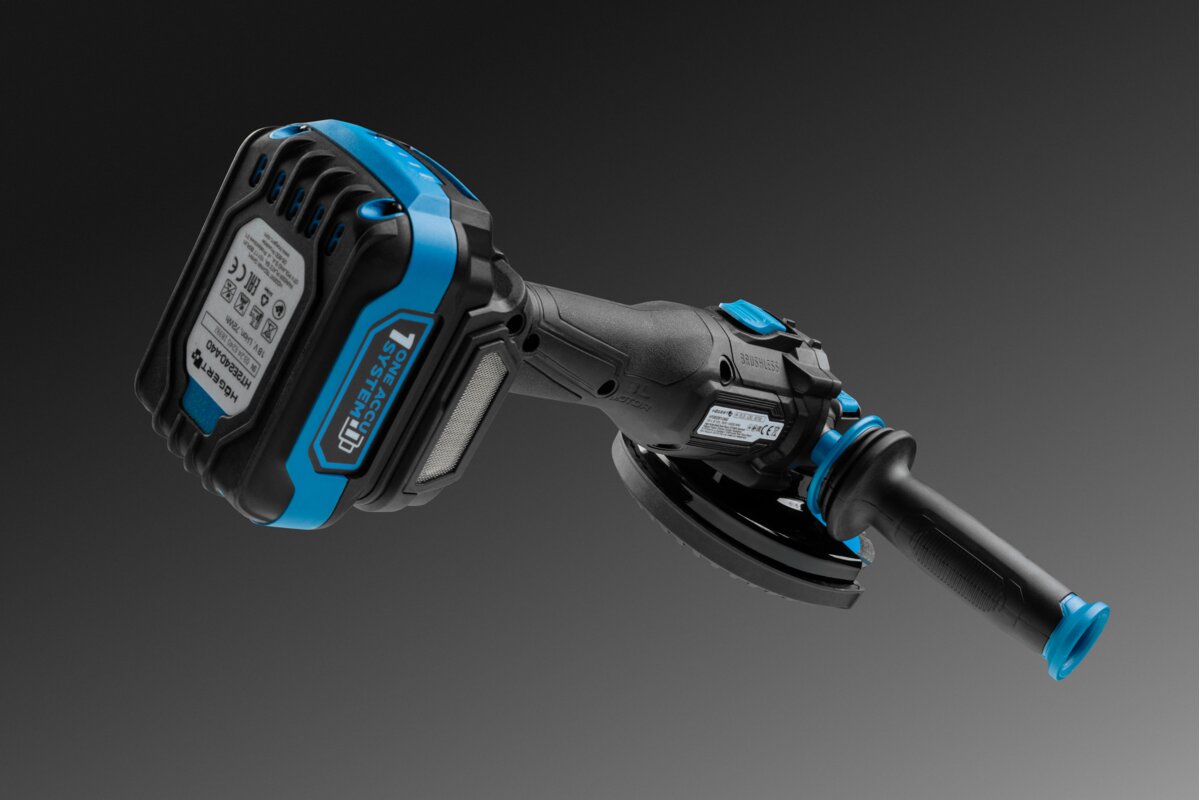 Set Brushless Angle Grinder With Speed Control 125mm 18V