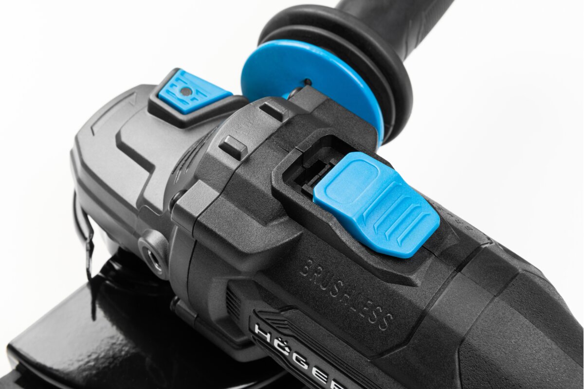 Hogert Brushless Angle Grinder With Speed Adjustable 125mm 18V