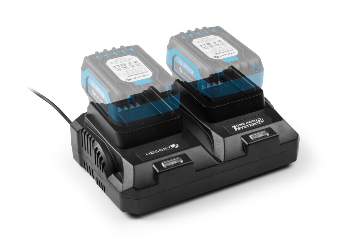 Hogert DUO 8A 18V Charger