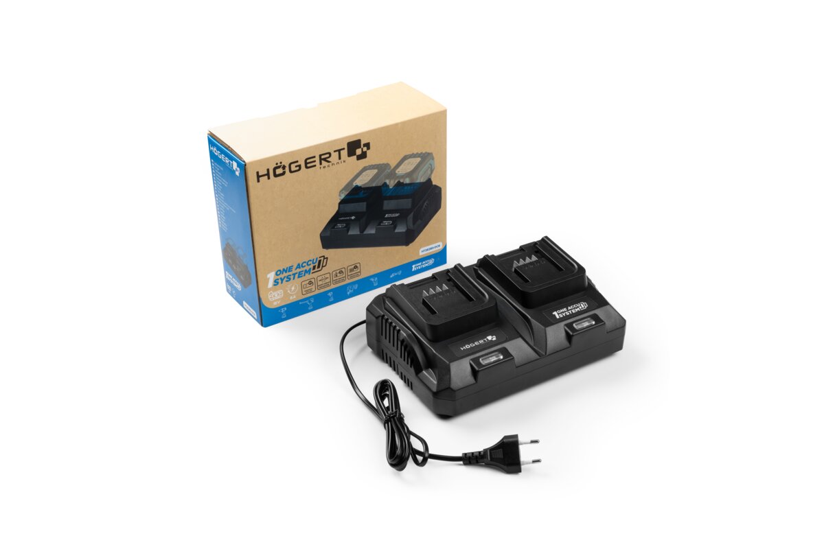 Hogert DUO 8A 18V Charger