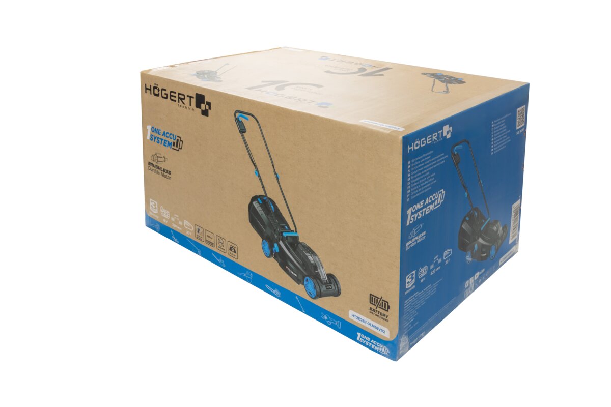 Hogert Brushless cordless lawnmower 32 cm 18V