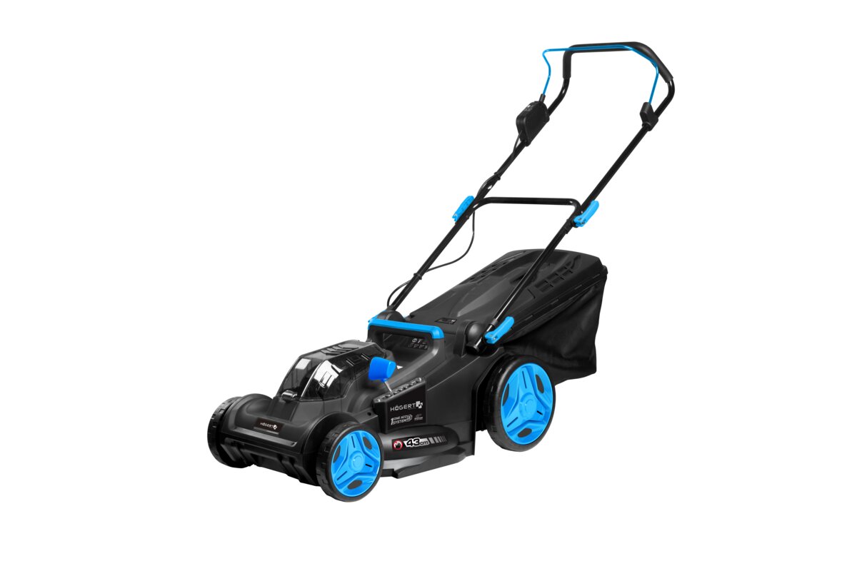 Brushless cordless lawnmower 43 cm 2x18V