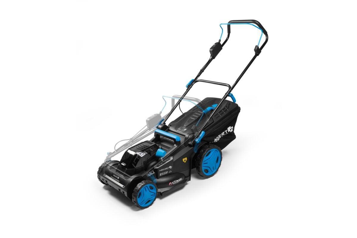 Hogert Brushless cordless lawnmower 43 cm 2x18V