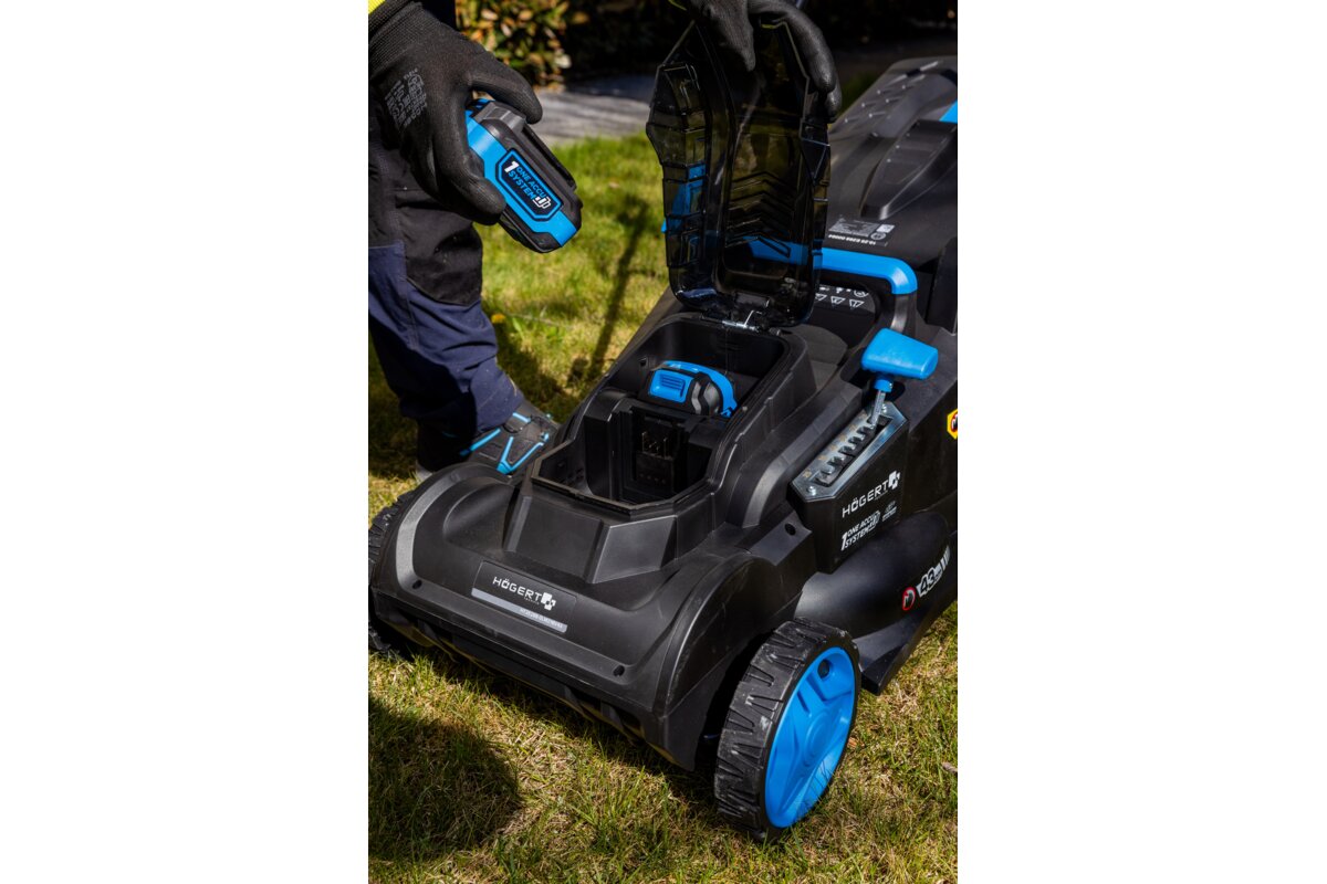 Hogert Brushless cordless lawnmower 43 cm 2x18V