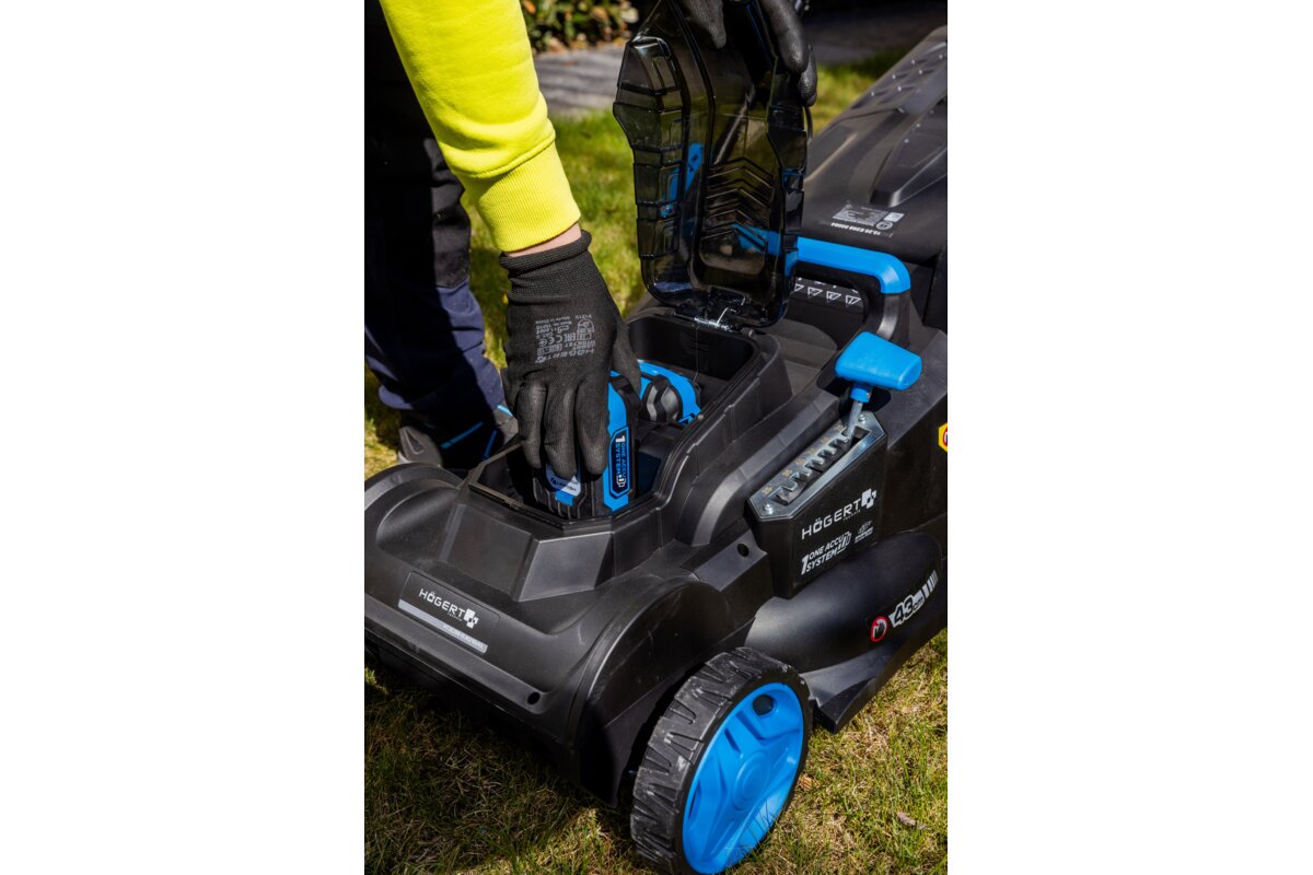 Hogert Brushless cordless lawnmower 43 cm 2x18V