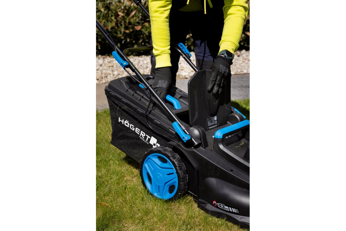 Hogert Brushless cordless lawnmower 43 cm 2x18V