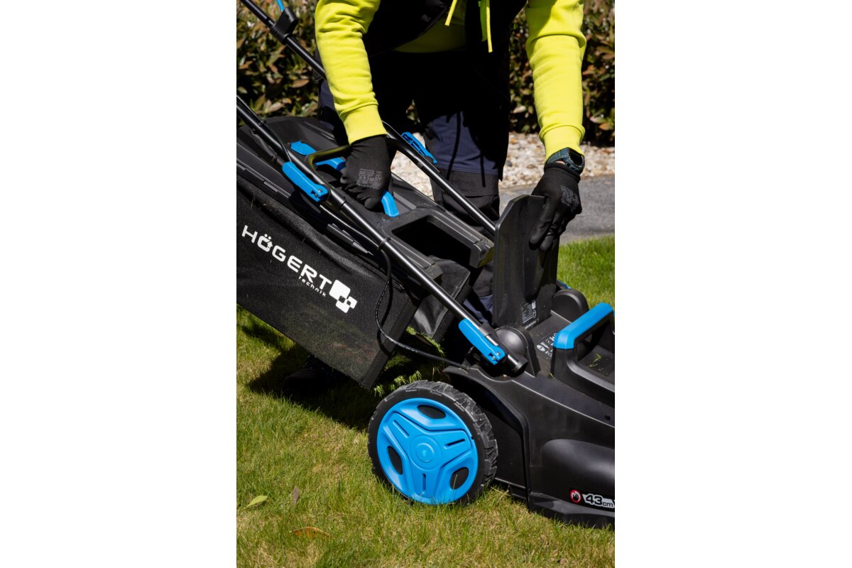 Hogert Brushless cordless lawnmower 43 cm 2x18V