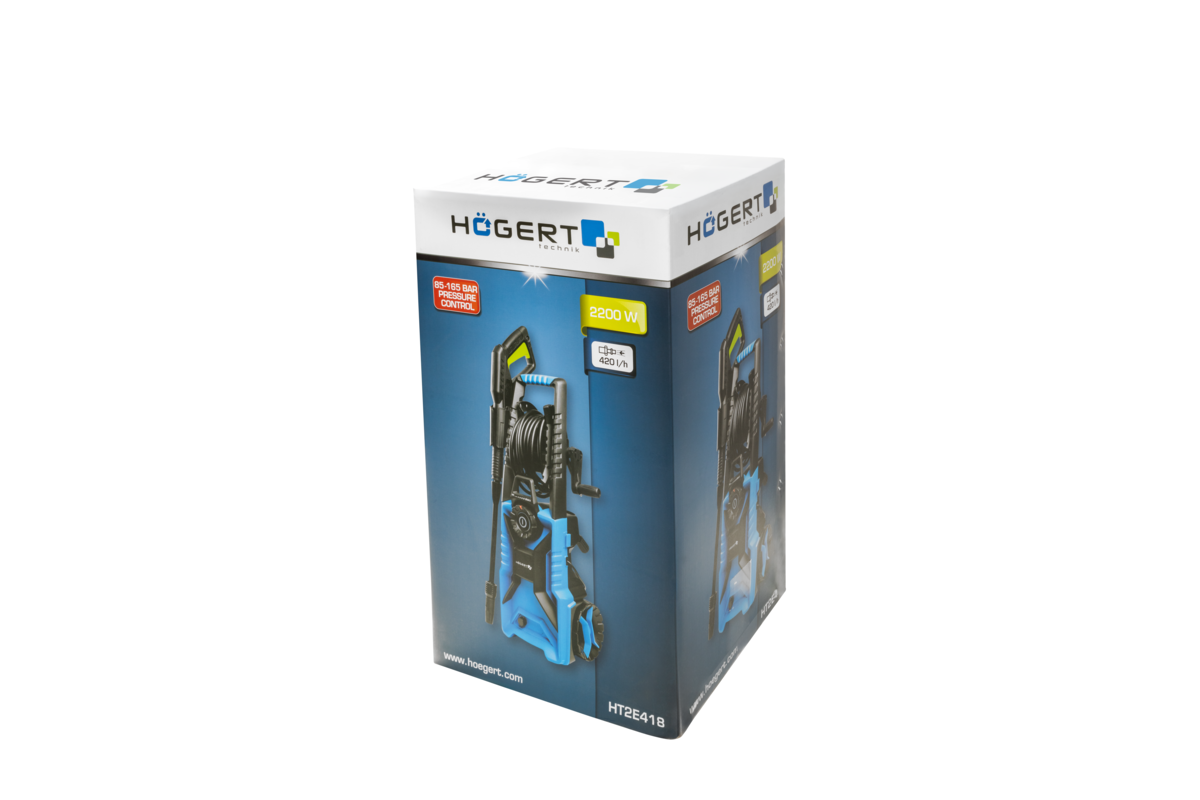 Hogert Pressure washer 165 bar with pressure regulation