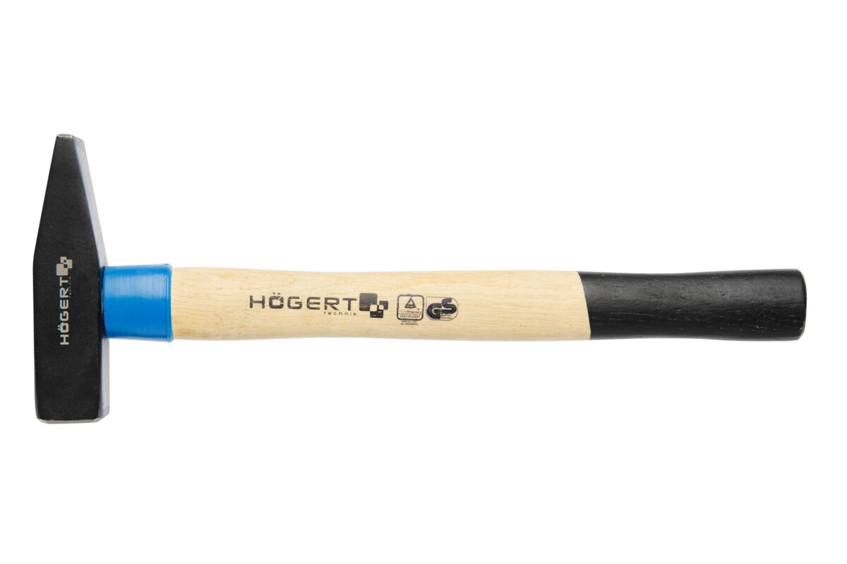 Hogert Machinist hammer with wooden handle, 800 g