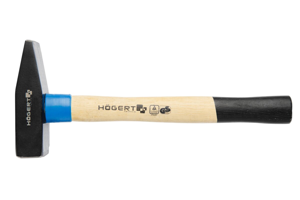 Hogert Machinist hammer with wooden handle, 1500 g