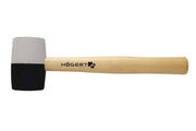 Rubber mallet with wooden handle, 450 g