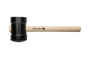 Wooden handle rubber mallet, 800 g