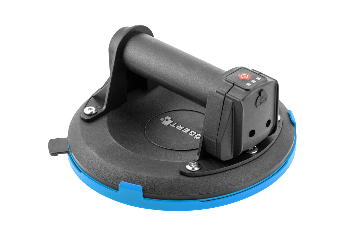 Hogert 200 mm cordless suction cup with pressure gauge