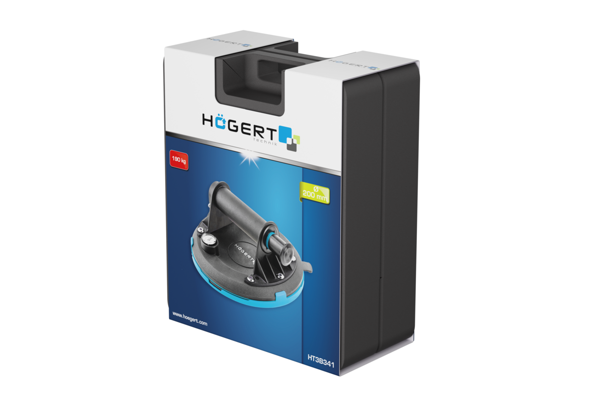 Hogert 200mm Hand Cup With Pressure Gauge