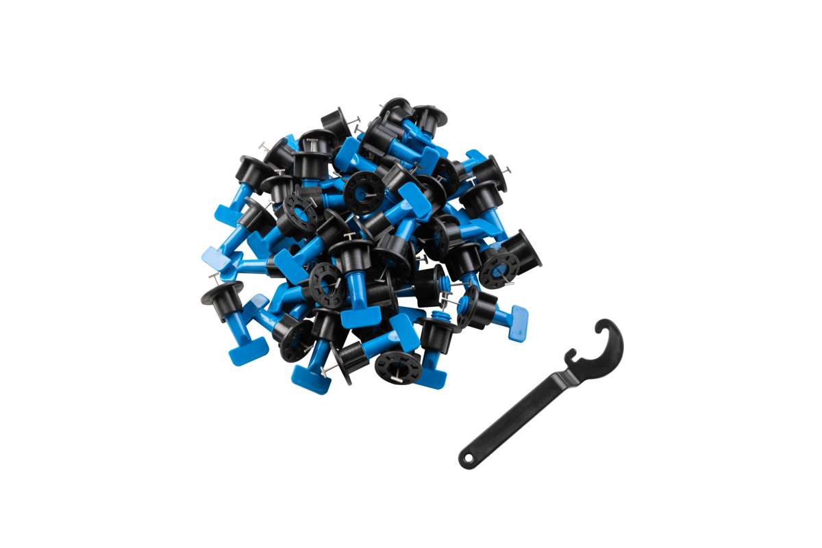 Reusable clamps for tile leveling 50 pcs.