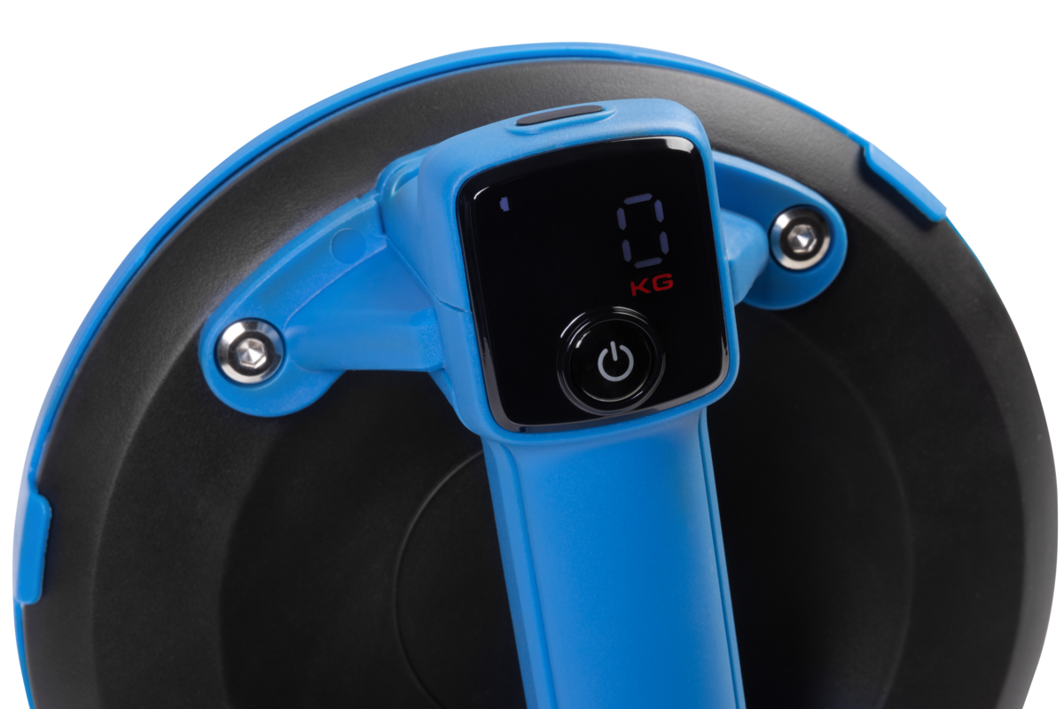 Hogert 200mm Cordless Suction Cup with LCD Display