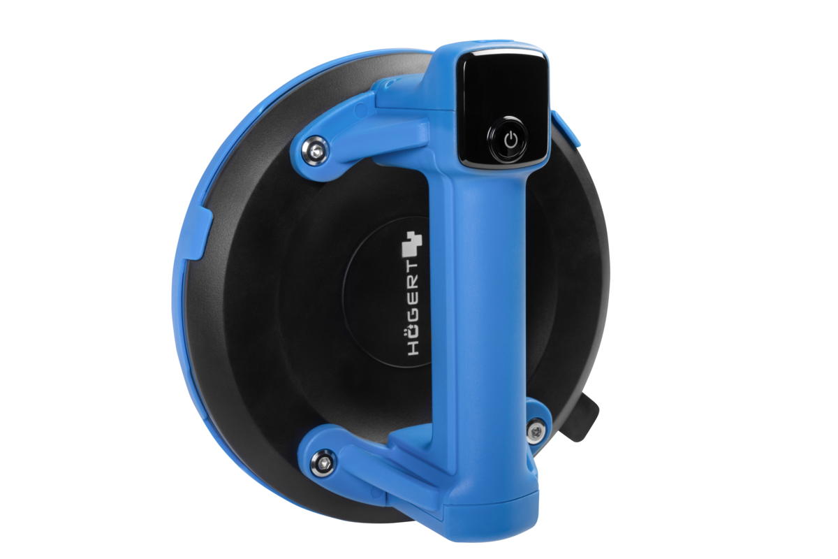 Hogert 200mm Cordless Suction Cup with LCD Display