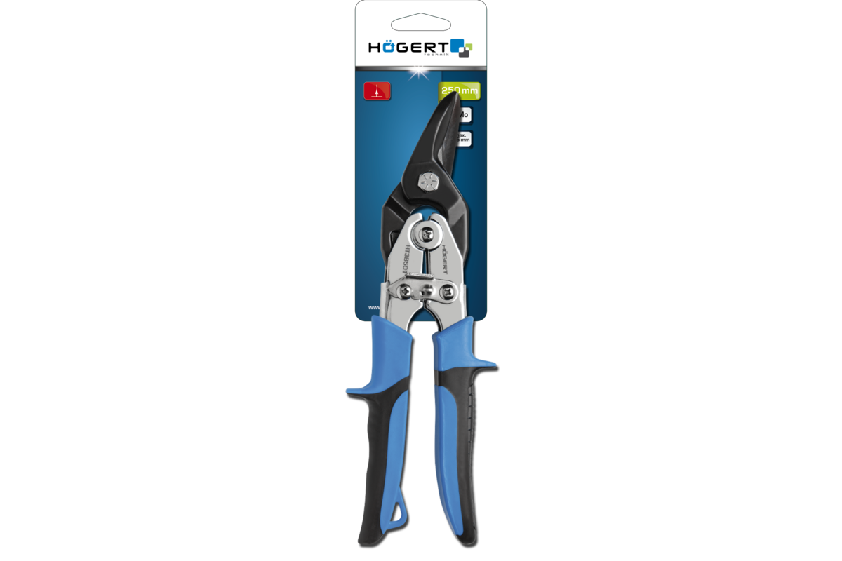 Tin snips 250 mm, left cut