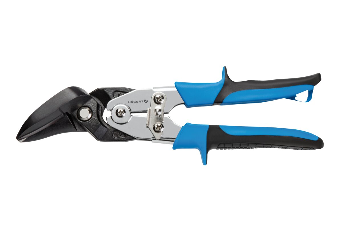 Hogert Offset tin snips 250 mm, bent left