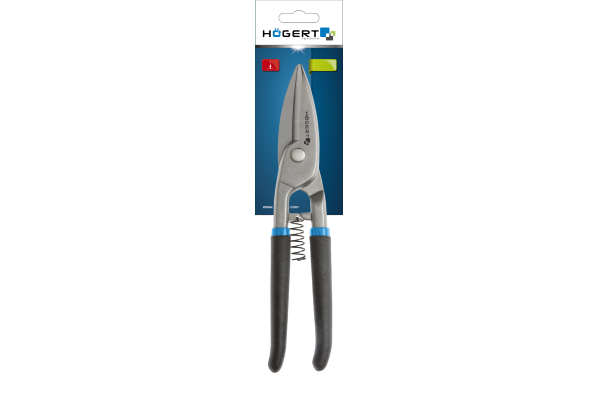 Tin snips 250 mm, straight cut