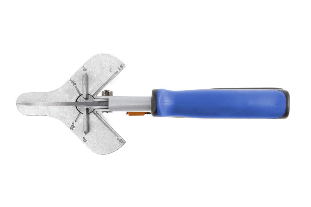 Profile shears with protractor