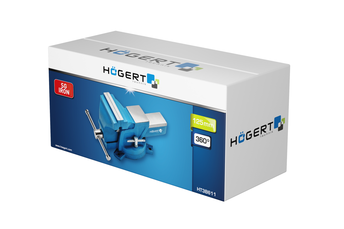 Hogert 200 mm swivel vise