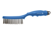Wire brush, four-row stainless steel wire