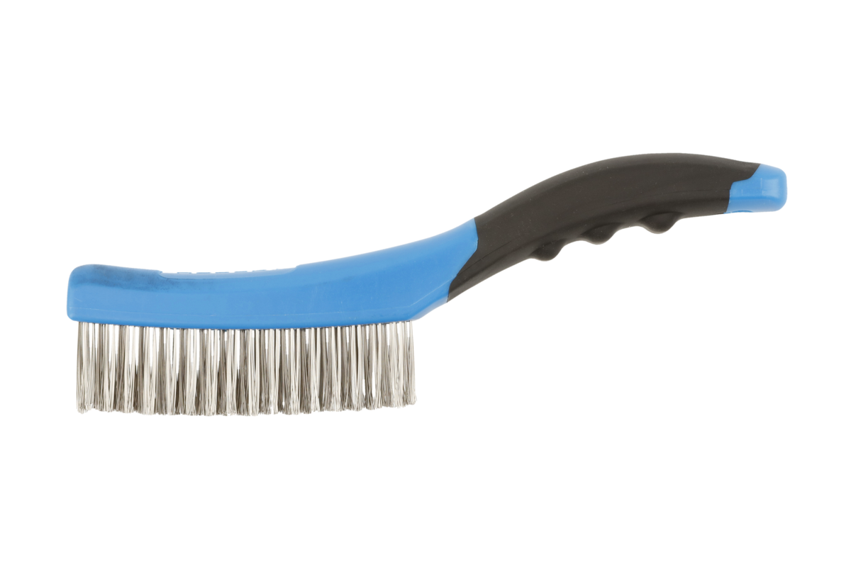 Hogert Inox wire brush, 4 x 16