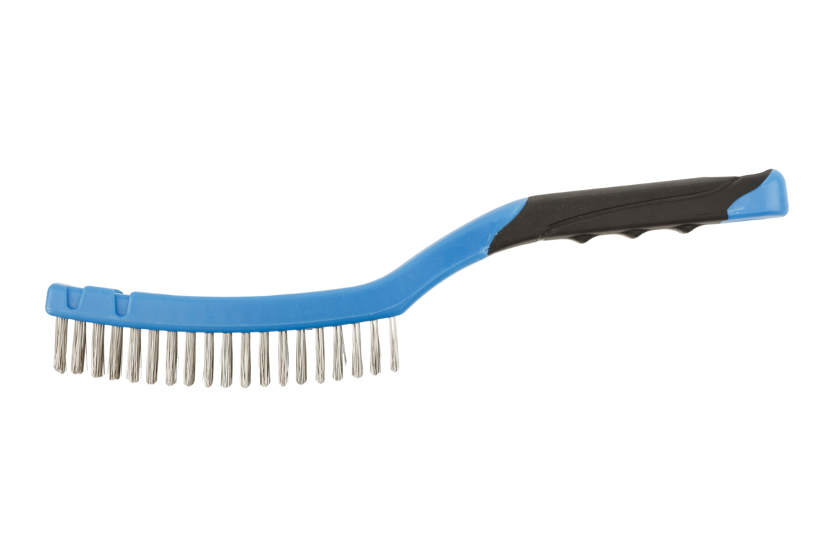 Hogert Inox wire brush, 3 x 19
