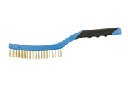 Hogert Brass wire brush, 3 x 19