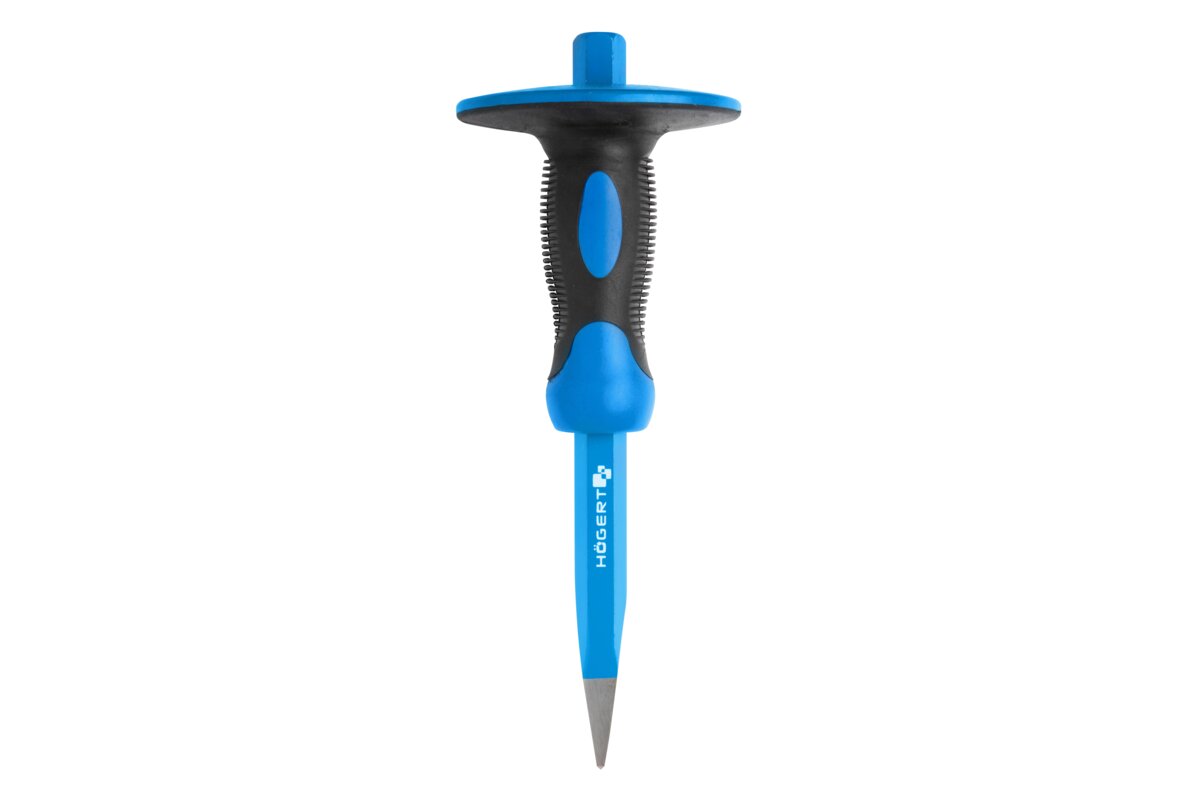 Hogert Concrete chisel with hand guard, 255 mm, CrV