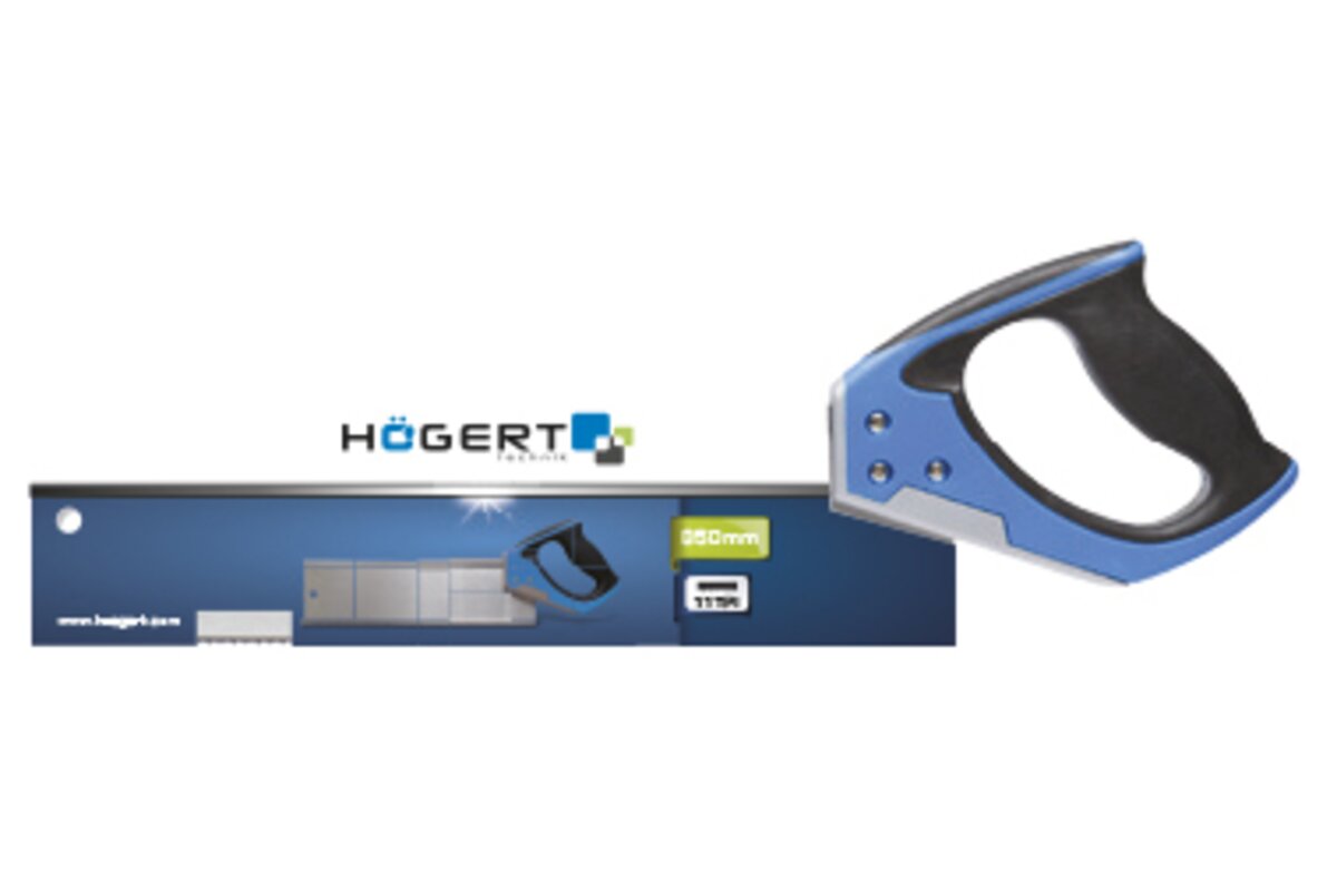 Hogert Back saw 350 mm, 11 TPI, two-sides razor teeth