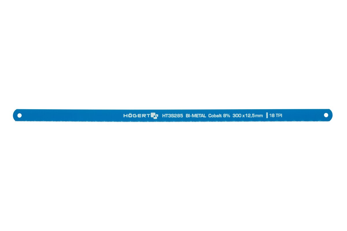 Hogert Hacksaw blades 300 mm, 18TPI, HSS steel, Bi-metallic, 2 pcs.
