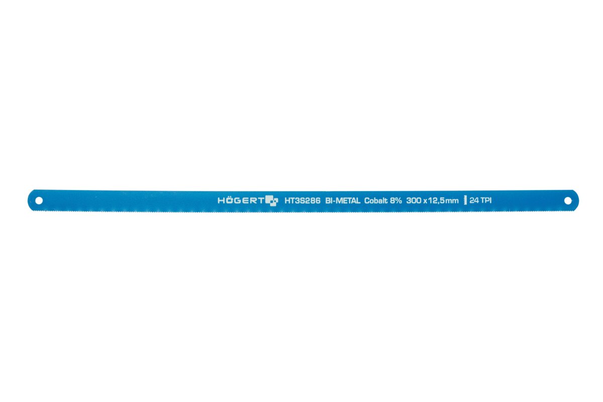 Hogert Hacksaw blades 300 mm, 24TPI, HSS steel, Bi-metallic, 2  pcs.