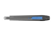 Snap-off knife 9 mm with a plastic clip