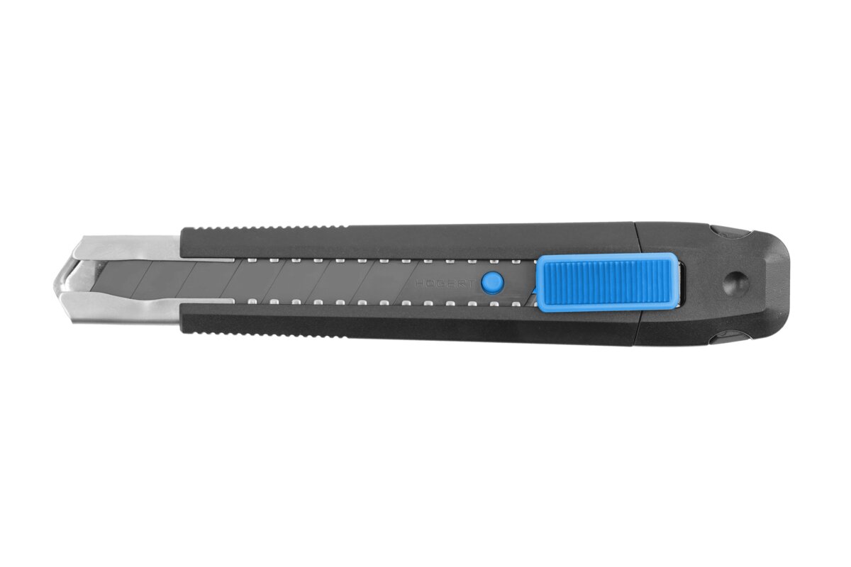 Snap-off knife, 18 mm, plastic with a clip