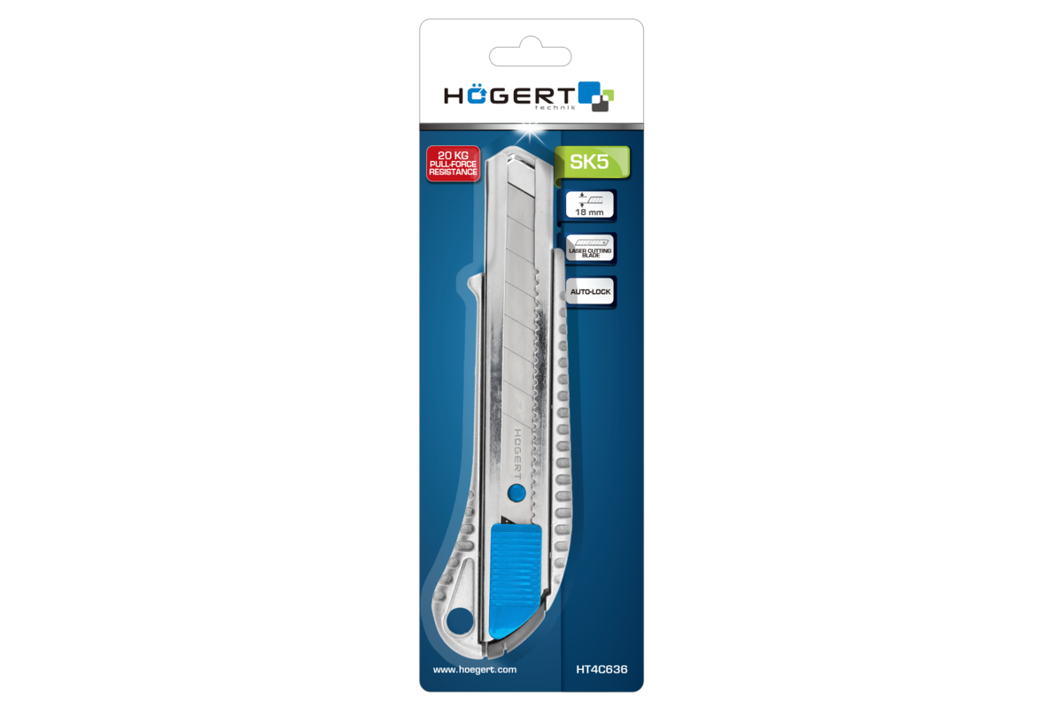 Snap-off knife 18 mm ALU