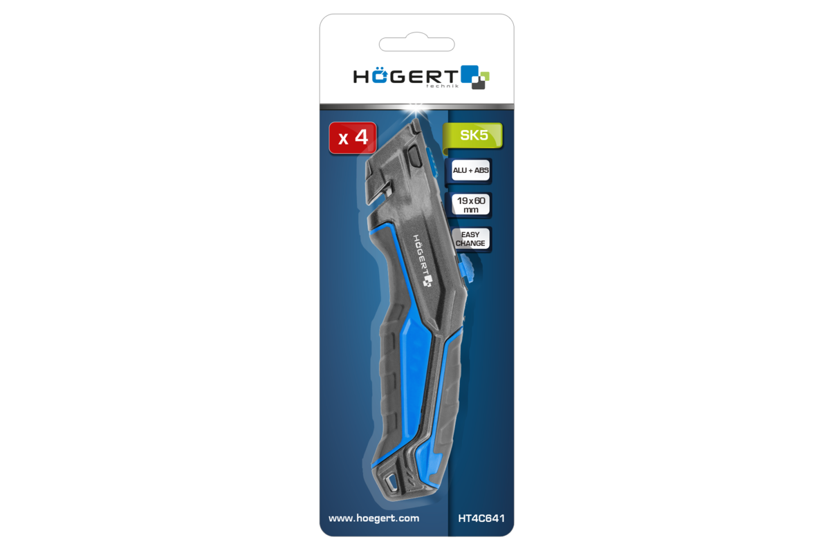 Hogert Knife with trapezoidal blade 1 + 3