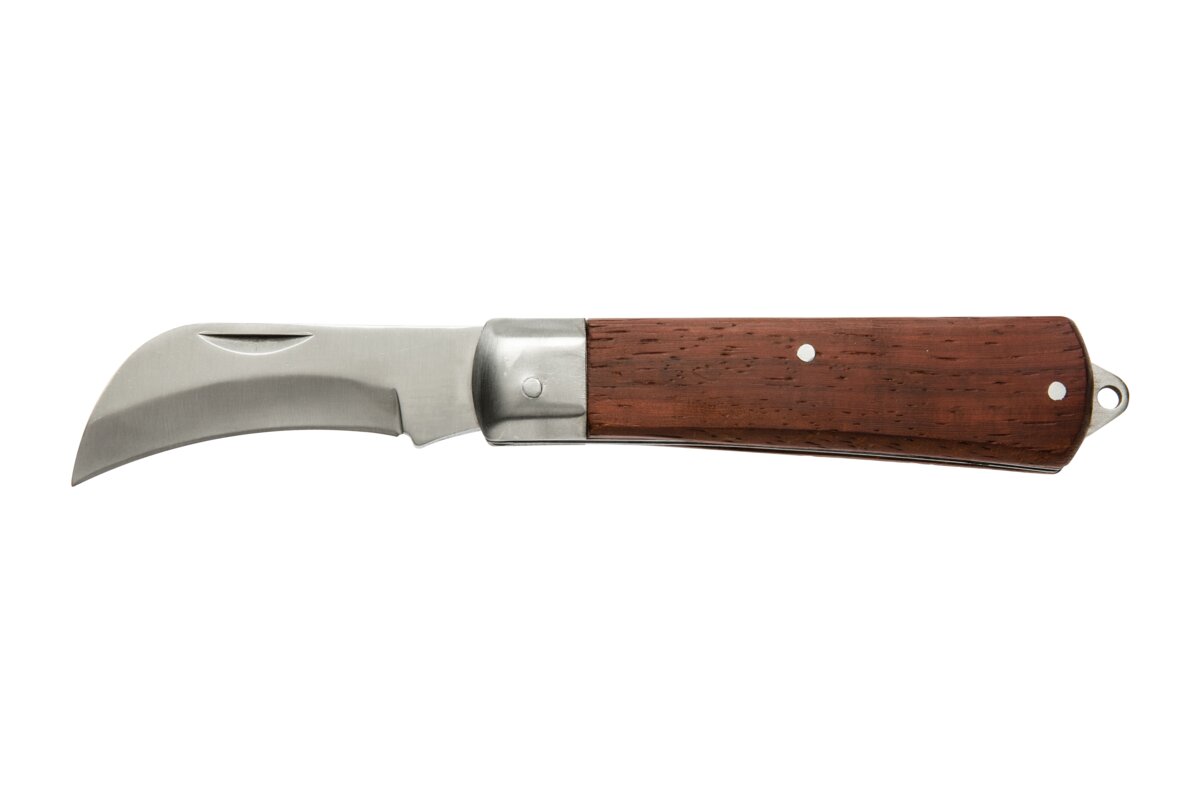 Hogert Fitter’s knife (hawkbill blade)