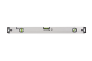 Hogert Aluminium level 200 cm, 3 bubble levels, vertical view