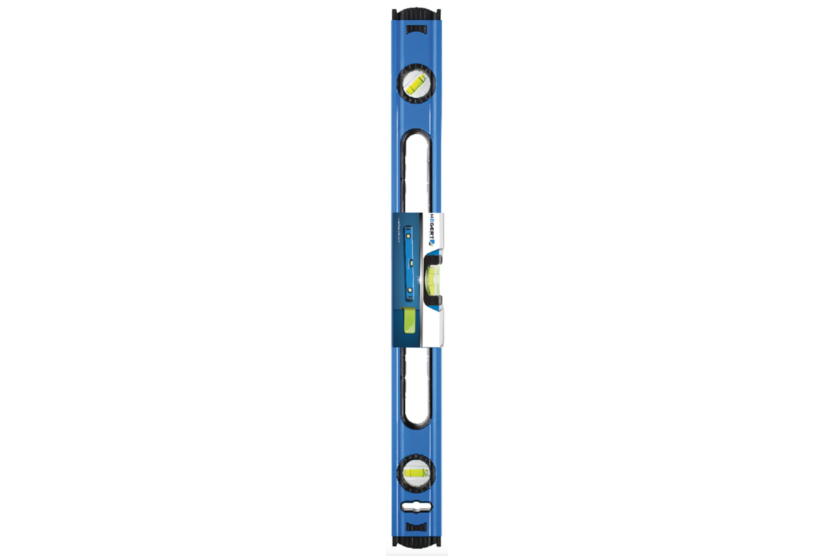 Hogert Aluminium level 60 cm, 3 bubble levels