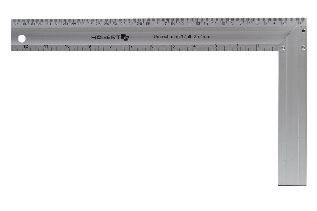Hogert Aluminium carpenter square 450×190 mm